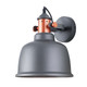 Indoor Wall Light Grey Iron Bell Shape Indoor Wall Light Grey Iron Bell Shape